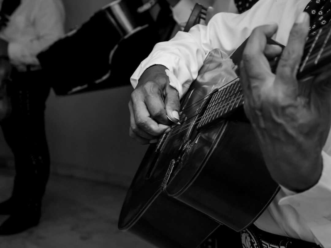 traditional argentine guitar player